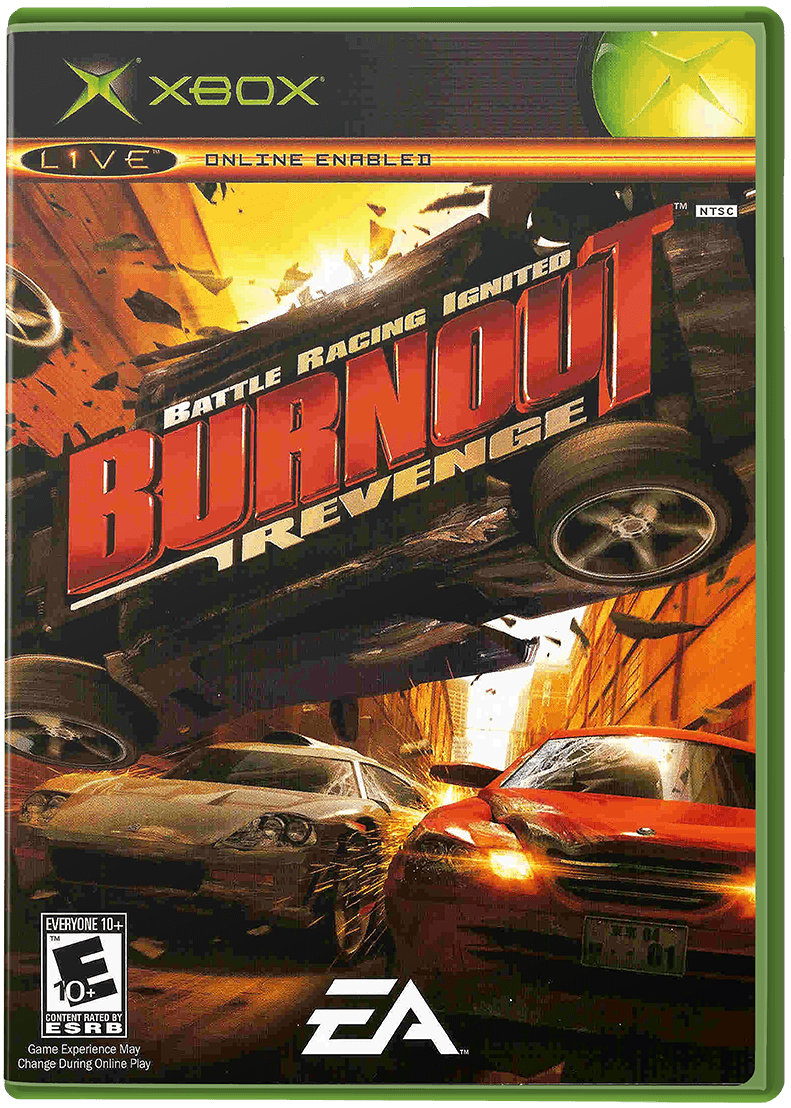 Burnout Revenge box art for Xbox
